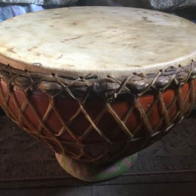 Big Badass Tribal War Drum! Tasha Kettle Drum African Turkish Indian image 2