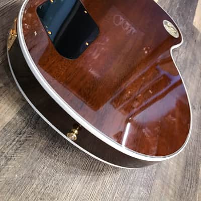 Gibson Custom Shop Les Paul Custom Burl Maple Limited Edition Electric Guitar Natural image 11