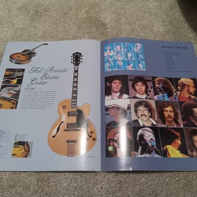 Vintage 1983/1984 Ibanez "Full and Semi Acoustic Electric Guitars" Catalog! Rare, Original Case Candy, Paperwork! image 6