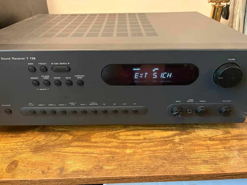 NAD Surround Sound Reciever T-750 Vintage with NAD Phono Preamp 1 BUNDLE Solid State image 1