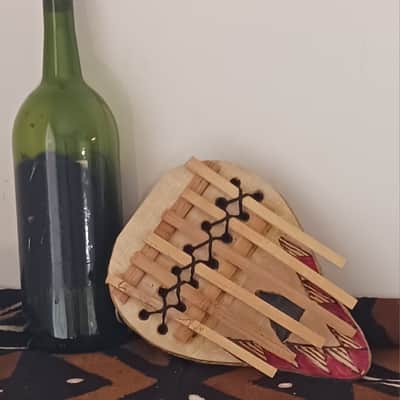 African-style bamboo & gourd "thumb piano" (med.) image 3