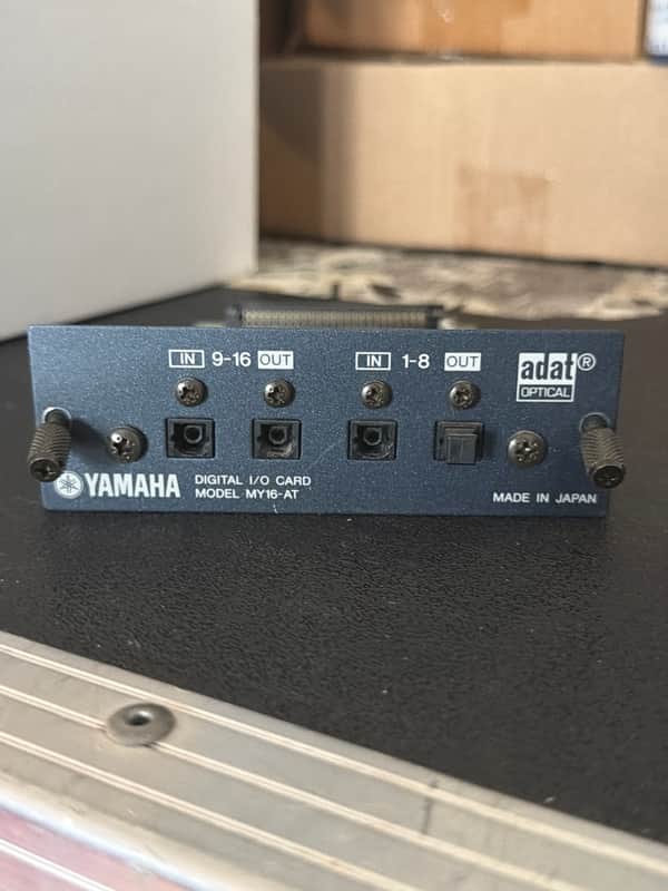 Yamaha MY16AT 16-Channel ADAT I/O Card 2010s - Black image 1