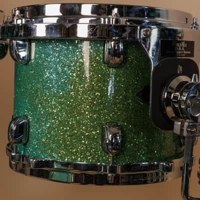 2000s Tama Starclassic Performer B/B Shattered Turquoise Drum Set image 18
