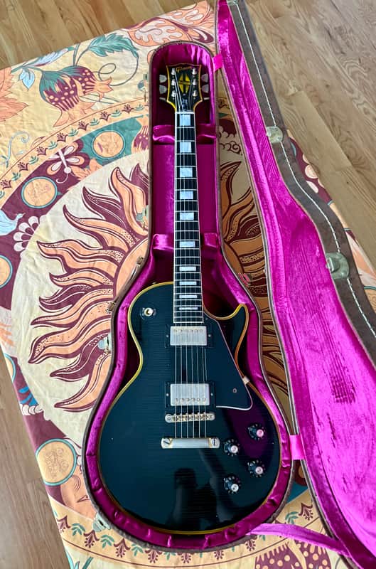Gibson Custom Shop 1968 Les Paul Custom Reissue “Black Beauty” Aged – 2017 – w/ COA, Case Candy