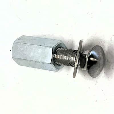 8mm X 40mm (1.5") Carriage Bolt, Washer and 8mm X 24mm (1") Coupler Nut - CB8-W8-CN8 image 3