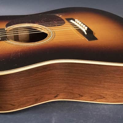 2000 Martin D-28GE Golden Era Brazilian 1935 Sunburst image 5