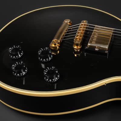 1989 Gibson Les Paul Custom - Ebony | USA Vintage Post Norlin Good Wood Era Bill Lawrence Humbucker HB-R/HB-L Humbucker Pickups Gold Hardware | Case image 21