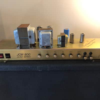 Marshall Modded Hopkins Jose High Gain JCM 800 1987 Black/Gold image 3