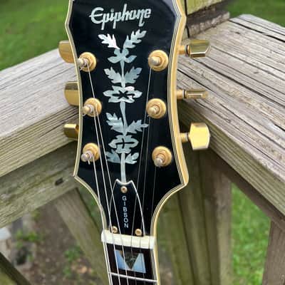 Epiphone Sheraton II 1993 - RARE Vintage Alpine White! - MIK - 8.2 lbs with HSC - Samick 335 Made in Korea image 5