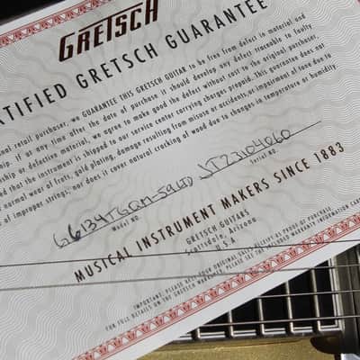 GRETSCH "G6134T Limited Edition Penguin™ with Bigsby®, Ebony Fingerboard, Casino Gold" HARDCASE, 4, 2 KG image 17
