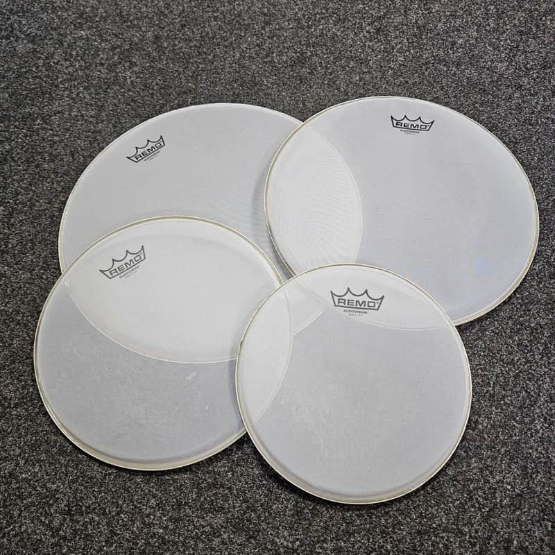 Mesh Drum Head Set Remo Silent Stroke 10, 12, 14" And 16" USED! RKSTX230726 image 1