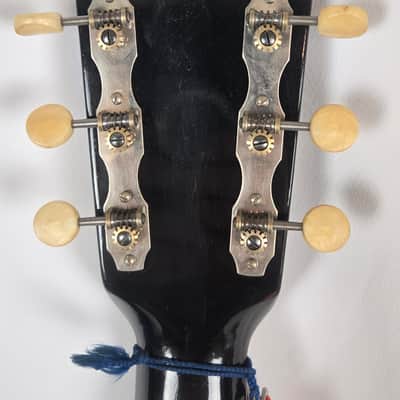 Framus 5/3 1950s 60s - Camping Stencil Black Vintage Acoustic 00 Parlor Guitar image 6