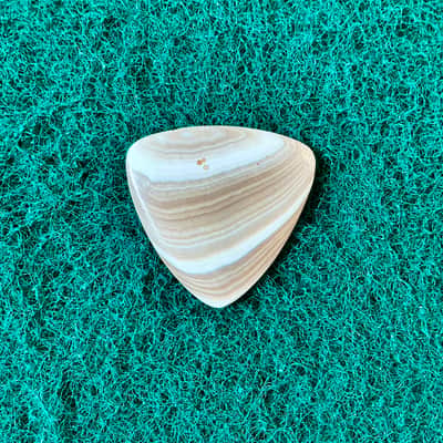 Seashell guitar pick-2.3mm, Triangle profile… by BeachSidePicks image 1