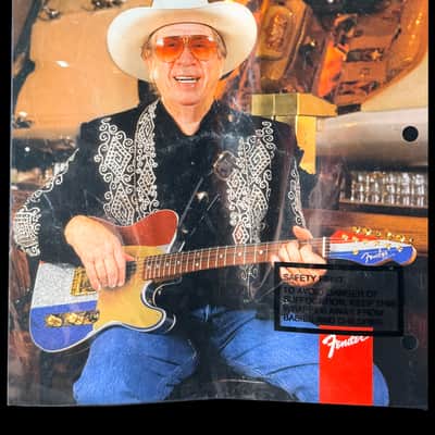 1995-1998 Fender Telecaster Buck Owens Signature Crafted in Japan ~ Red, Silver & Blue Sparkle image 10