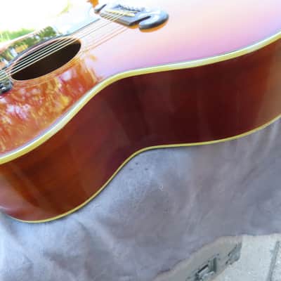 IBANEZ CONCORD 1975 SUNBURST 698-E J-200 JUMBO LAWSUIT PLAYER! image 5
