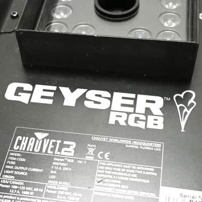Chauvet Geyser RGB Ver 3 LED Lighting Effect and Fog Machine CG014C4 image 6