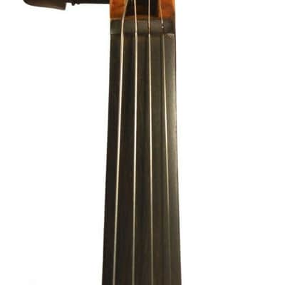 Adagio EM-155-3/4 Solid Spruce Top Beginner-Intermediate 3/4 Size Violin Outfit w/Oblong Case & Bow image 5