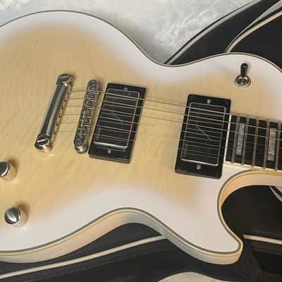 NEW ! Epiphone Les Paul Prophecy Electric Guitar - Aged White Tiger Burst - Authorized Dealer - 8.3lbs - G05320 image 2