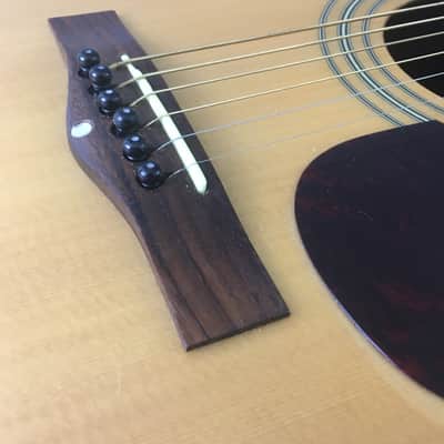 Vintage Fender Dreadnought Acoustic Guitar Spruce Top 1990s Natural Satin Players Campfire Guitar image 15
