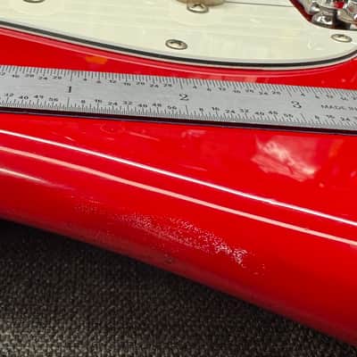 Squier Standard Stratocaster with System I Tremolo and Rosewood Fretboard 1987 - 1988 Torino Red image 21