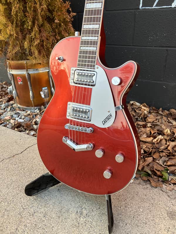 Gretsch G5220 Electromatic Jet BT Single-Cut with V-Stoptail, Laurel Fingerboard, Firestick Red image 1