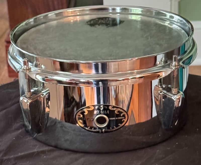 Tama 8" Mini Timbale Auxiliary Drum with L-Rod and Clamp image 1
