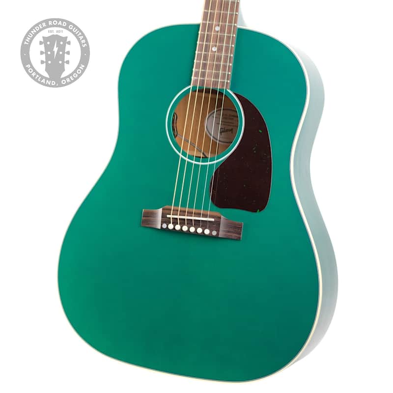 New Gibson J-45 Standard Translucent Teal w/L.R. Baggs VTC Electronics #22625020