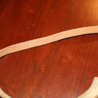Bobby Lee  Leather Guitar Strap  Circa 1958-1960 - White image 13