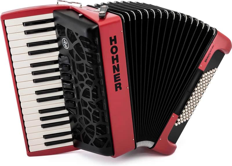 HOHNER BRAVO MYCOLOR III 72 SUNSET (RAL 4002) image 1