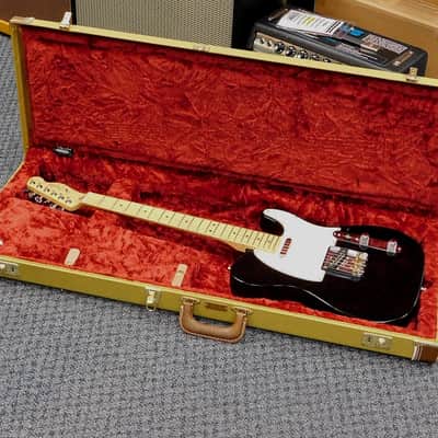 2020 Fender American Professional Telecaster Electric Guitar w/Tweed Case! Gloss Black! VERY NICE!!! image 1