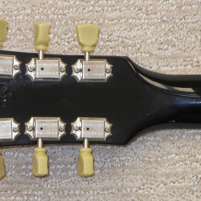 1986 Gibson Black Acoustic Guitar Prototype_(Chet Atkins?)_Thin Body_Sharp Cutaway_Original Case image 6