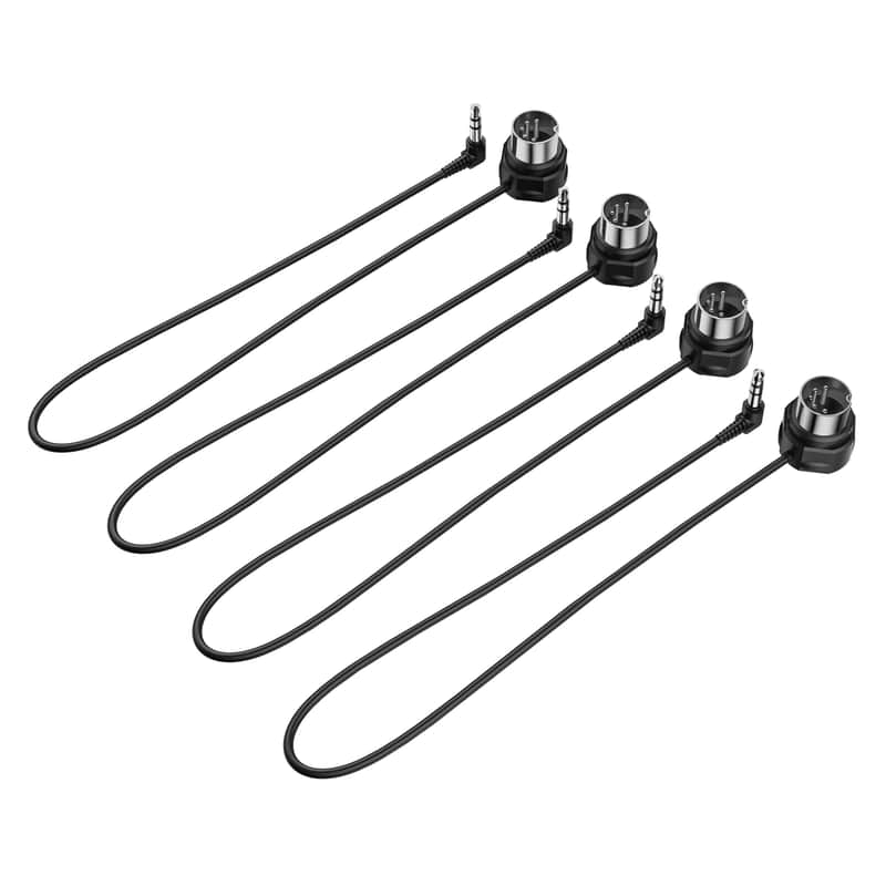 CME A35DIN5-1FT Angled 4-Pack 30cm - MIDI Cable image 1