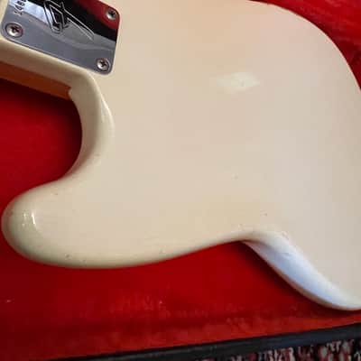 Fender Mustang Guitar with Rosewood Fretboard 1964 - 1969 - Olympic White image 7