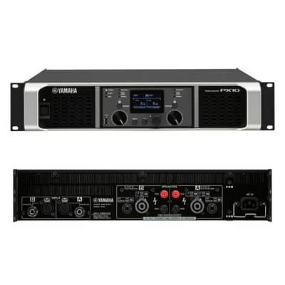 Yamaha PX10 Dual-Channel Power Amplifier 2016 - Present - Black image 3