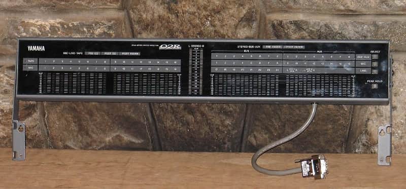 Yamaha 02R Recording Console Meter Bridge MB02 MeterBridge for O2R Digital Mixer Excellent Condition image 1