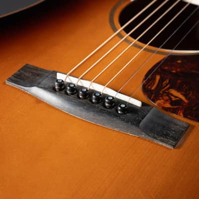 Huss and Dalton DM Custom Stage Worn, Stage Ready, Thermo-Cured Adirondack, Mahogany - NEW image 11