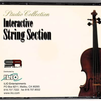 Ilio Sonic Reality Interactive String Section Akai Format Sample Library/Sound Library/Sampling Triple CD 2001 image 4