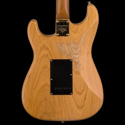 2023Fender Custom Shop Event Limited Edition '62 Stratocaster Heavy Relic with Gold Closet Classic Hardware - Aged Natural image 3