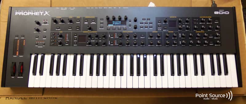 Sequential Prophet-X 61-Key 16-Voice Polyphonic Synthesizer 2020 - Black image 1