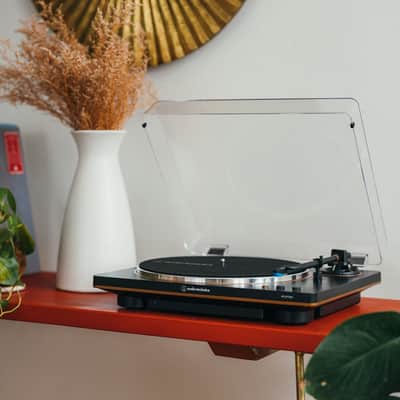Audio-Technica #AT-LP70X-BZ Fully Automatic Belt-Driven Turntable - Black and Bronze - ATLP70X image 5