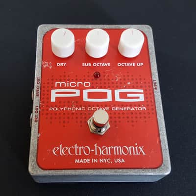 Electro-Harmonix Micro POG Polyphonic Octave Generator 2007 - Present - Red / Gray image 1