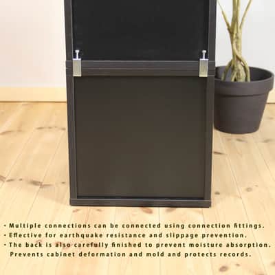 Art Vinyl Record Storage**Lp Frame Display One Box Cabinet Cube Wood Crate 12" Picture Album Display 33rpm Analog Disc Now Playing Music Rack Cover Jacket Stand Case Unit Wood furniture Dj Audio Idea image 8