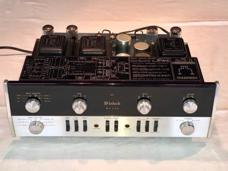 Rare Condition McIntosh MA230 Amplifier/Pre-amplifier , Expertly Restored One Owner Gorgeous image 1