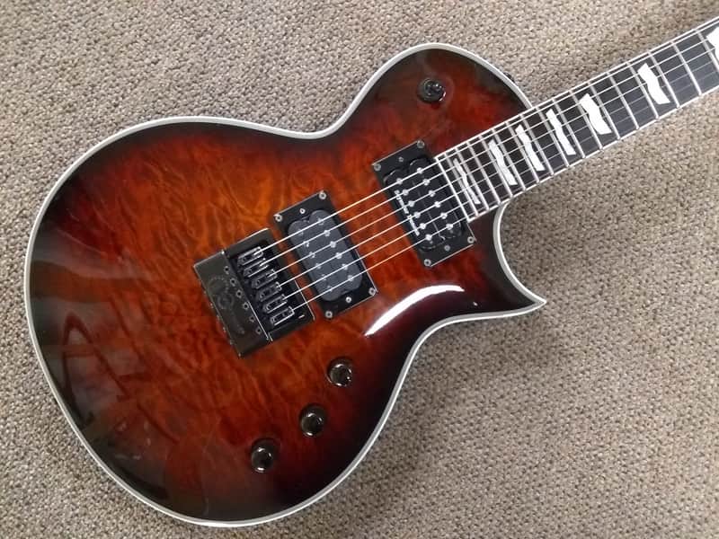 ESP LTD EC-1000 Evertune Dark Brown Sunburst image 1