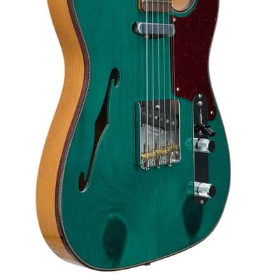 Fender Custom Shop Knotty Pine Telecaster NOS in Aged Teal Green image 3