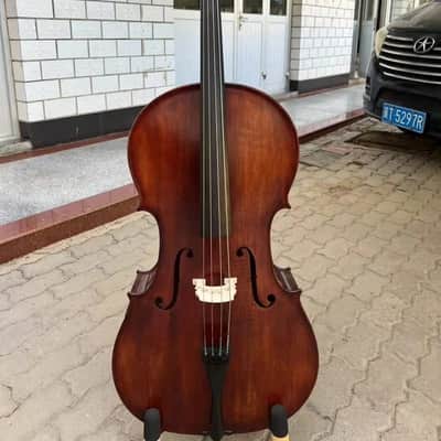 Copy Stradivari left Cello 4/4, Old spruce,Free with hard case and Bow,Good Sound #19726 image 2