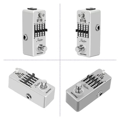 Rowin Guitar Equalizer Pedal 5-band Graphic EQ Frequency Compensator ±18dB Range LEF-317A, FREE PICKS + HOLDER+ FREE SHIP USA image 13