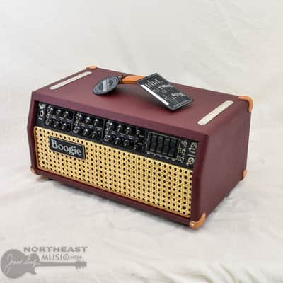 Mesa Boogie Mark VII All Tube Amplifier Head - British Cabernet, Wicker Grille image 3