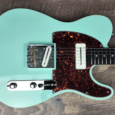 MyDream Partcaster Custom Built - Surf Green Ebony Charlie Christian Freeway image 2