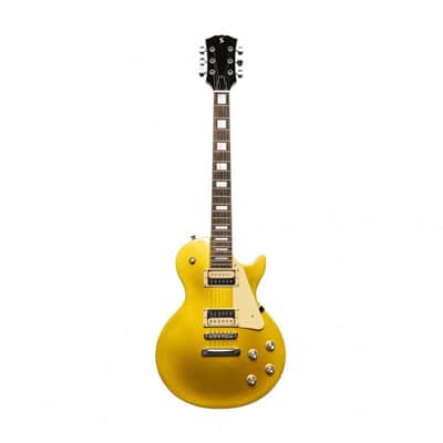 STAGG STANDARD L-SERIES LP HH ELECTRIC GUITAR / GOLD TOP image 3